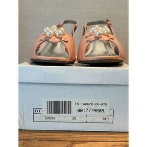 ANGEL & STEPS Bailey Slingback Peach Patent Women's Size 7 W 160670